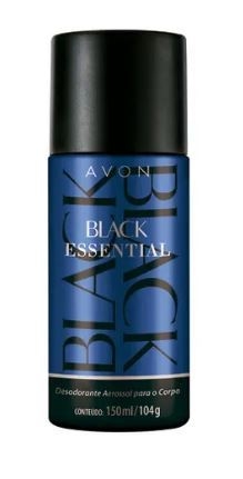 Black Essential Desodorante Aerossol 150Ml [Avon]