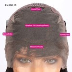 Black Lace sintética Peruca dianteira para mulheres cabelo reto longo diariamente o kit de maquiagem