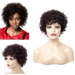 Black Women Natural Short Sexy Wig Wavy Hairstyle Synthetic Costume Wigs Rose