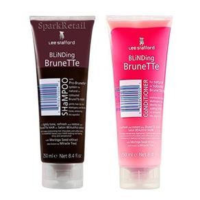 Blinding Brunette Lee Stafford - Kit de Shampoo 250ml + Condicionador 250ml Kit