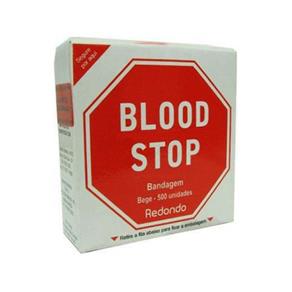 Blood Stop Bandagem Redondo Bege C/ 500 Un