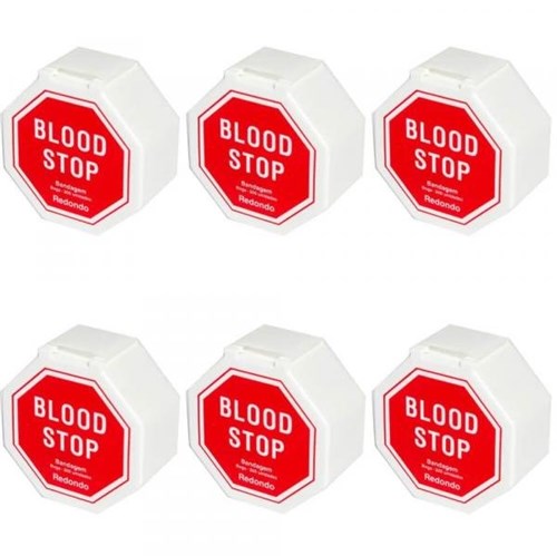 Blood Stop Curativo Antisséptico C/200 (Kit C/06)