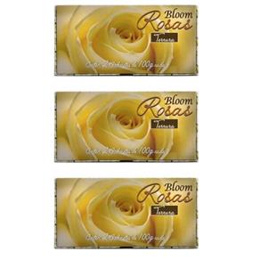 Bloom Rosas Ternura Sabonetes 2x100g - Kit com 03