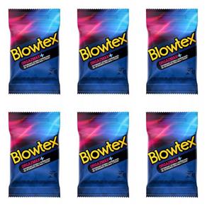 Blowtex Preservativo Premium Orgazmax com 3 - Kit com 06