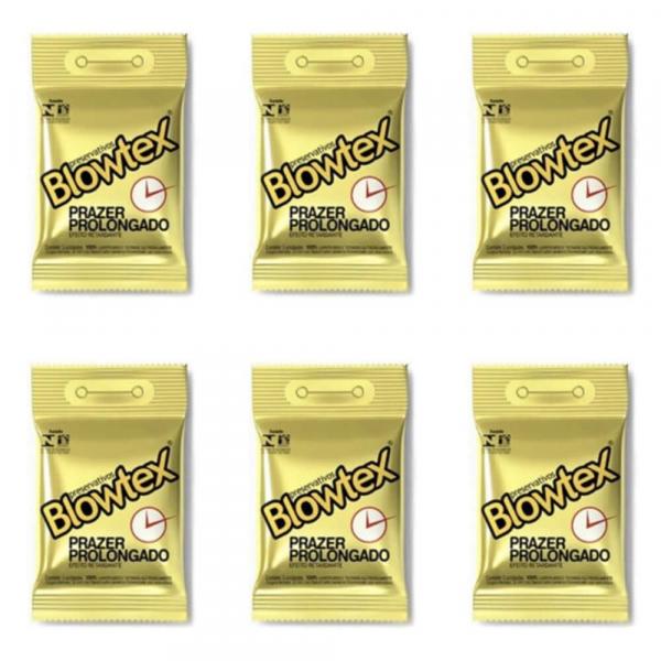 Blowtex Preservativo Premium Retardant C/3 (Kit C/06)
