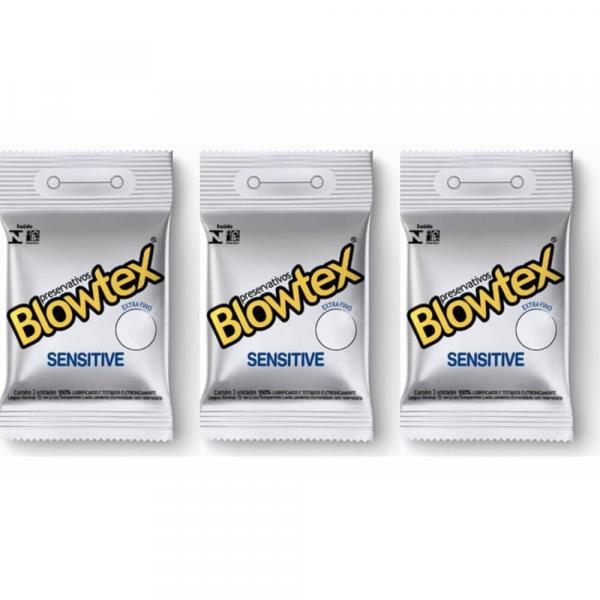 Blowtex Preservativo Premium Sensitive C/3 (kit C/03)