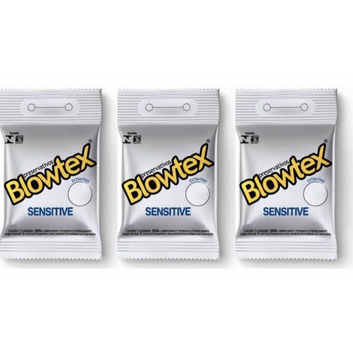 Blowtex Preservativo Premium Sensitive C/3 (kit C/03)
