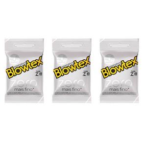 Blowtex Preservativo Premium Zero com 3 - Kit com 03