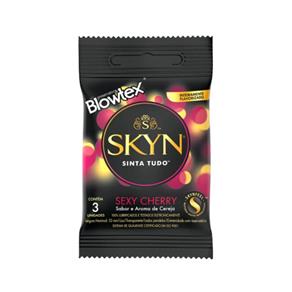 Blowtex Preservativo Skin Sexy Cherry Sachê com 3