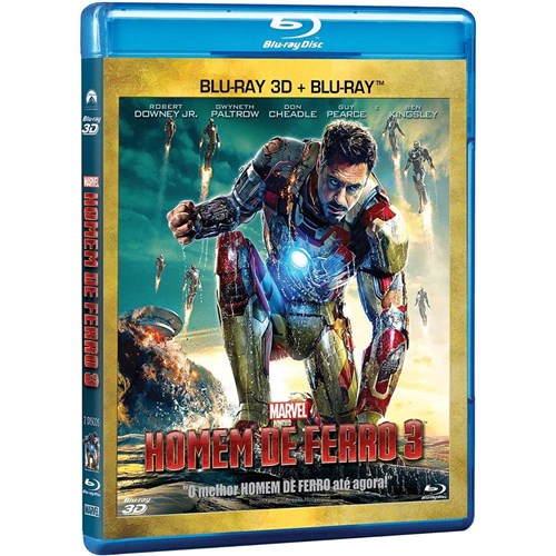 Blu-Ray 3D - Homem de Ferro 3