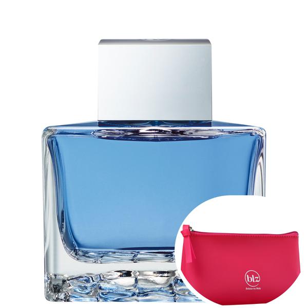 Blue Seduction Antonio Banderas EDT - Perfume Masculino 50ml+Beleza na Web Pink - Nécessaire