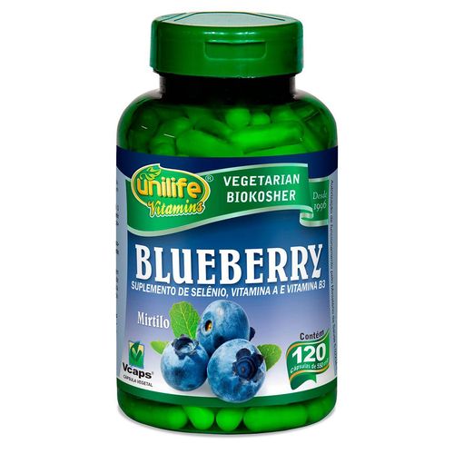 Blueberry Unilife - 120 Cápsulas (550mg)