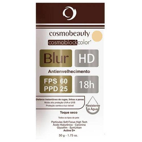 Blur HD FPS60 Antienvelhecimento Cor Bege Cosmobeauty 50g