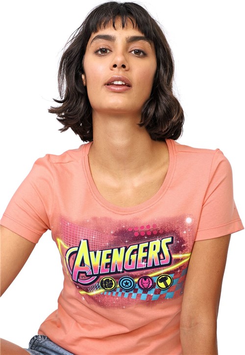 Blusa Cativa Marvel Avengers Rosa