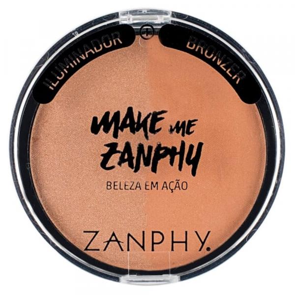 Blush Duo Iluminador e Bronzer Zanphy - Zanphy Makeup