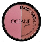 Blush em Pó Duplo Oceane Blush Duo Pink Clay Terra