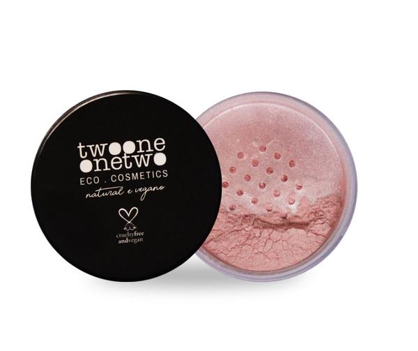 Blush Facial Leite de Coco Vegano Twoone Onetwo Rose 9g