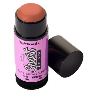 Blush Multifuncional Pink Cheeks - Sport Make Up Blush All InOne Soft