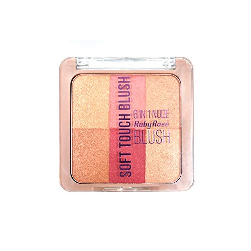Blush Soft Touch Ruby Rose 6 em 1 Nude HB-6109 - Cor 4-6,6g