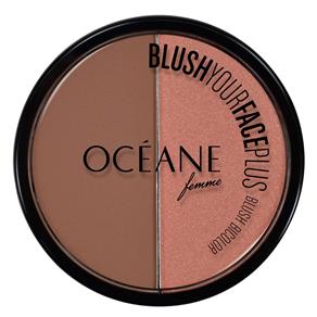 Blush Your Face Plus Océane - Duo de Blush - Brown - Orange