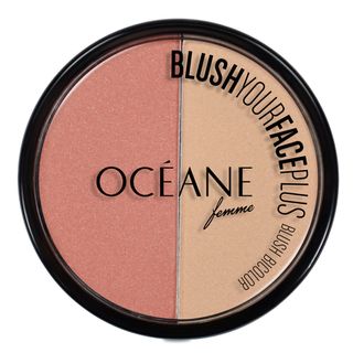 Blush Your Face Plus Océane - Duo de Blush Coral & Peach - White Pink