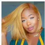 BOBO sintética peruca de cabelo Perucas para mulheres Moda cabelo curto Direto de Ouro Realistic Fiber Eets cabelo