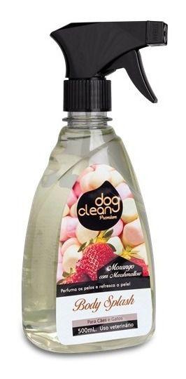 Body Splash Morango com Marshmallow 500ml- Dog Clean Premium