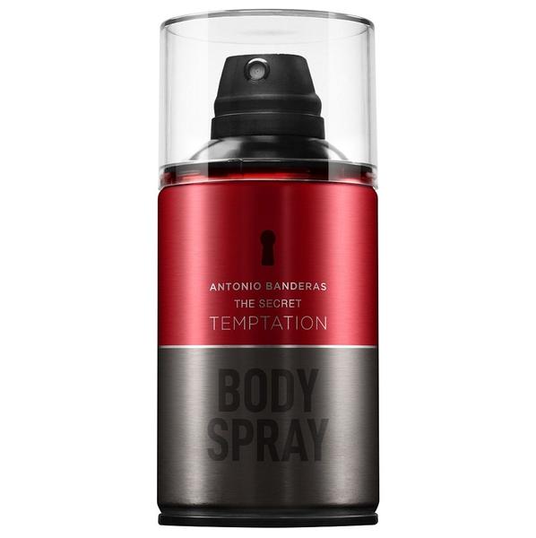 Body Spray Antonio Banderas The Secret Temptation Masculino 250ML