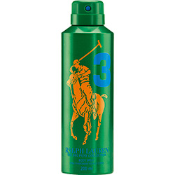 Body Spray Big Pony Ralph Lauren 3 Green Masculino 200ml