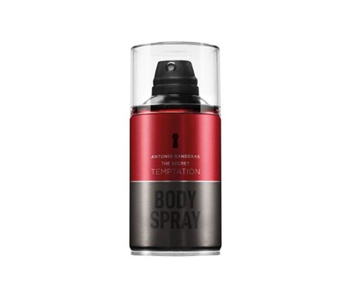 Body Spray The Secret Temptation Antonio Banderas Masculino 250 Ml