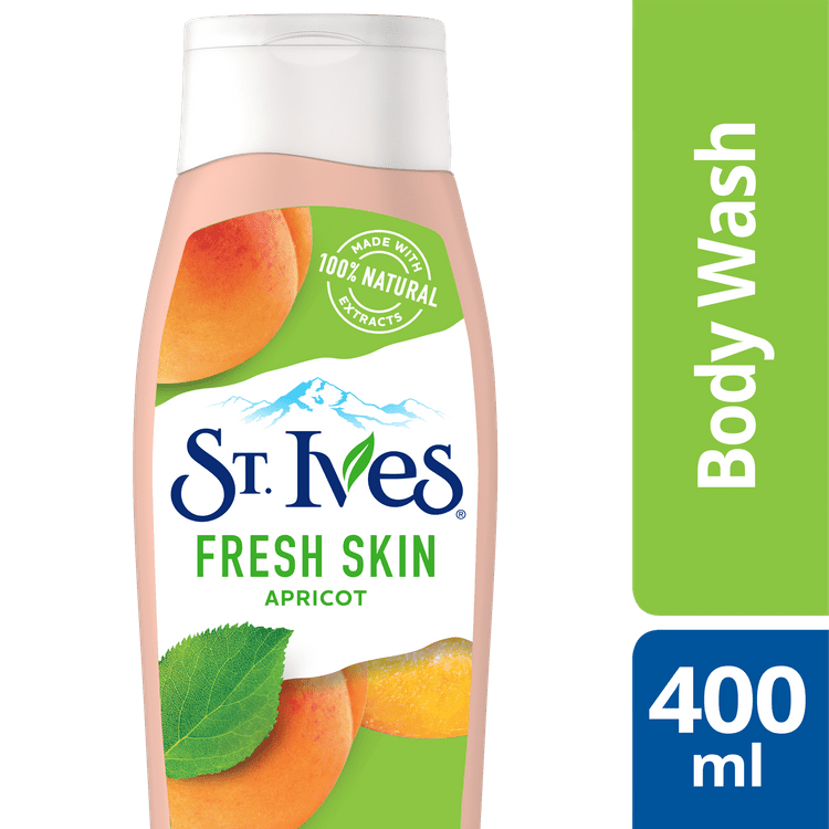 Body Wash St. Ives Apricot Exfoliante Suavizante 399 Ml
