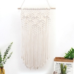 Boho Chic Bohemian Cotton Hanging Woven TAPETE DE PAREDE Macrame Mão de suspensão Início Art Decor