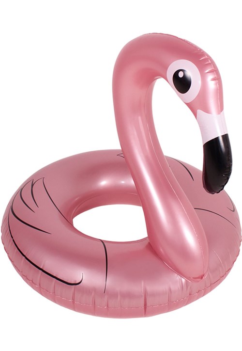 Boia Inflável Gigante Anel Flamingo Perolado Belfix