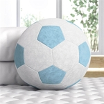 Bola de Futebol Plush Azul 24cm Grão de Gente