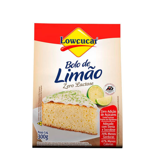 Bolo Sabor Limão - Lowçucar 300g