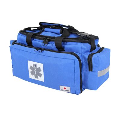 Bolsa de Atendimento Pré-Hospitalar Fibra Resgate APH-724 Impermeável Azul