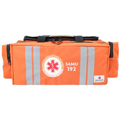 Bolsa de Atendimento Pré-Hospitalar SAMU Fibra Resgate 730 Laranja