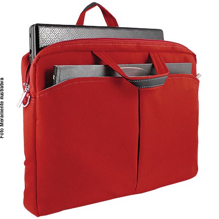 Bolsa Feminina para Notebook ATE 15,6" BO171 Vermelha - Multilaser