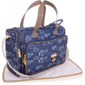 Bolsa Maternidade Anne Avião Master Bag - Azul