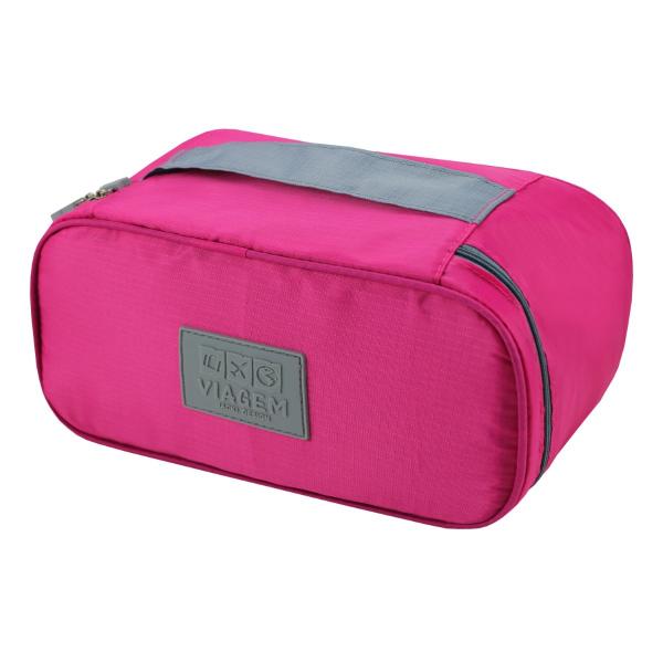 Bolsa Necessaire de Viagem para Lingerie Pink Jacki Design