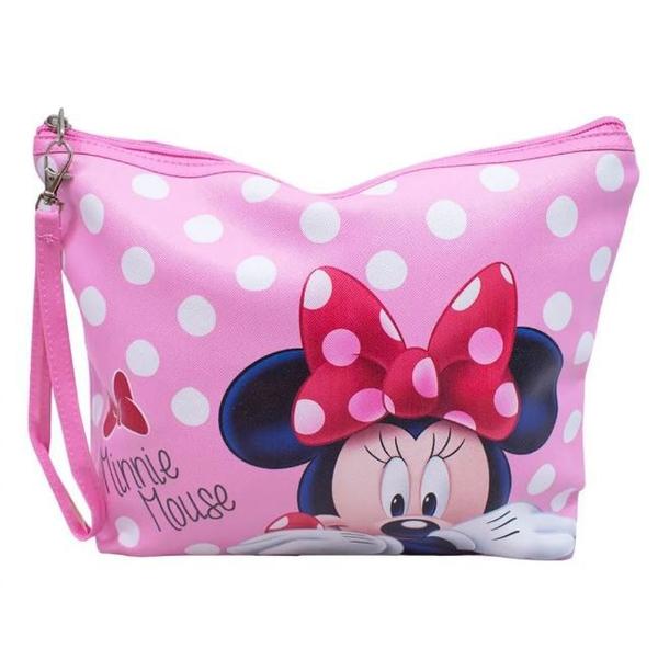 Bolsa Necessaire Personagem Minnie Mouse 29x22 Cm - Disney