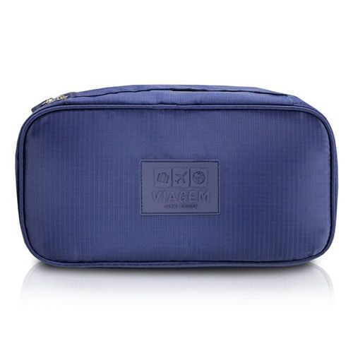 Bolsa Porta Lingerie Viagem Poliéster Azul - Jacki Design