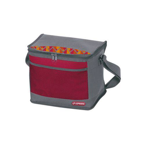 Bolsa Térmica Cooler 9,5 Litros Tropical - Vermelho