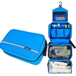 Bolsas XY Fantasia Cosmetic Toiletry viagens de suspensão Bolsa Waterproof Compact Negócios Cuidados Pessoais Higiene Saco azul