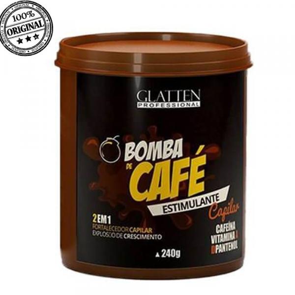 Bomba de Café Estimulante Capilar 240gr - Glatten Professional
