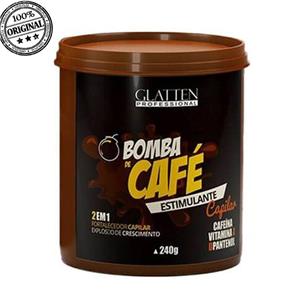 Bomba de Cafe Glatten Professional Estimulante Capilar 240g