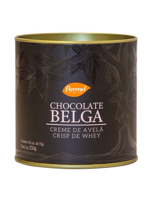 Bombom Chocolate Belga com Whey Protein Flormel 150g