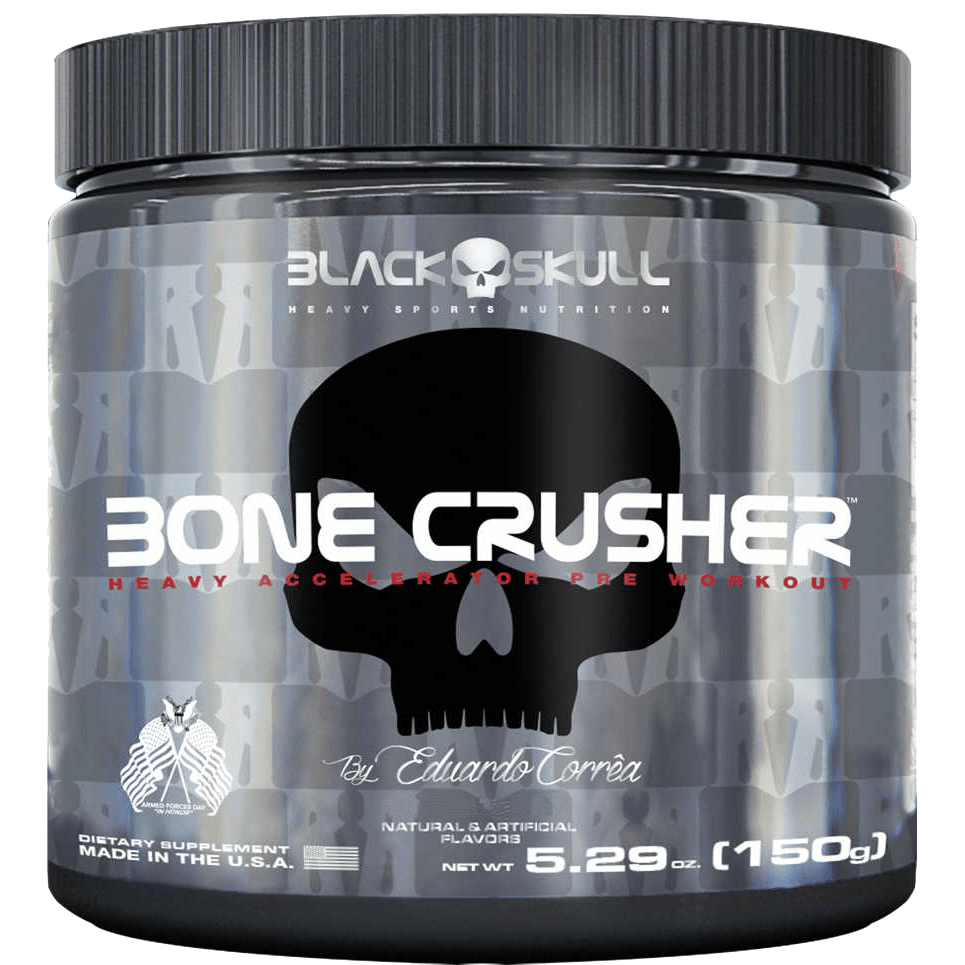 Bone Crush 150G Yellow Fever Black Skull