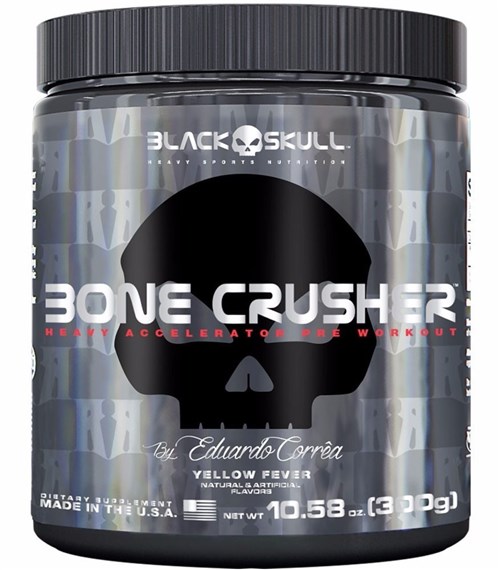 Bone Crusher 300G Yellow Fever Black Skull