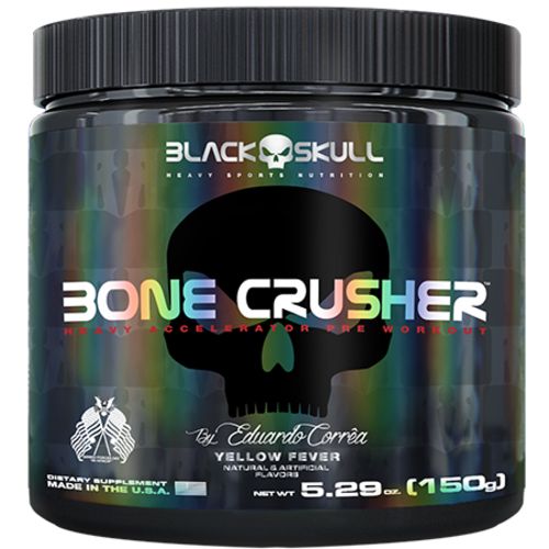 Bone Crusher Black Skull